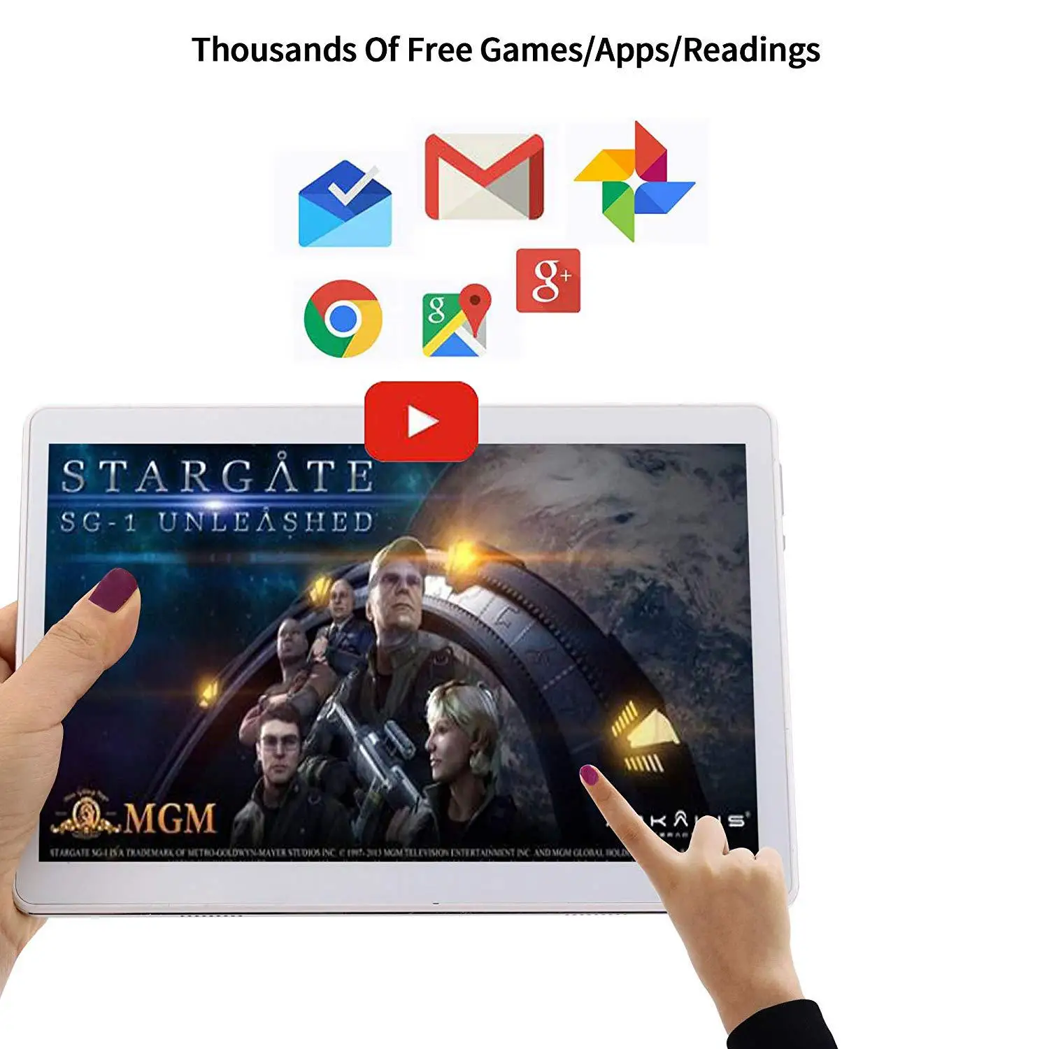 Планшеты 10 дюймов, планшеты Android 8,1, десять ядер, 4 Гб+ 64 ГБ, 1920*1200, ips, двойной, 4G, планшет с функцией звонка, WiFi, Android, планшет для детей