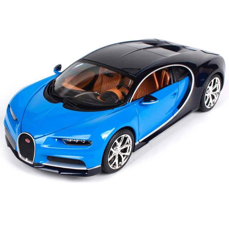 Bburago 1:18 bugatti chiron синий красный автомобиль литье под давлением высокого уровня Драгоценная Игрушечная модель автомобиля Коллекционирование форма автомобиля в подарок 11040