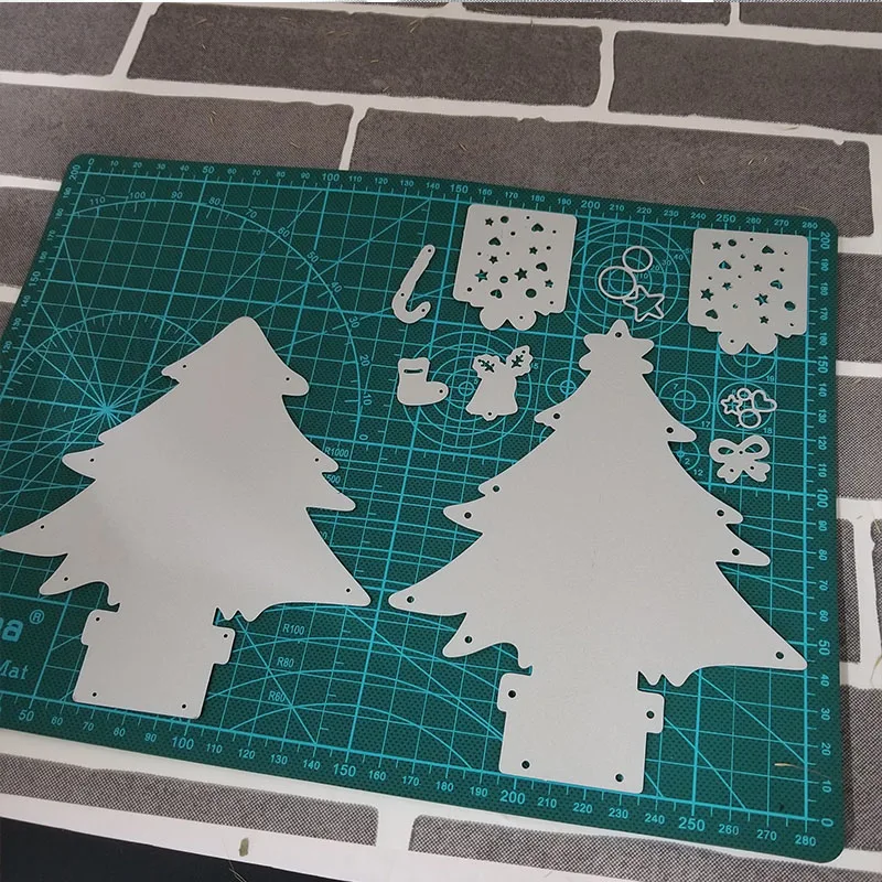 Стереоскопические металлические трафареты для рождественской елки сделай сам