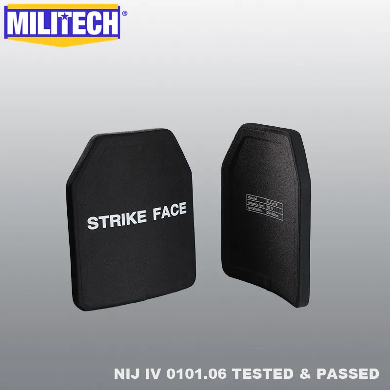 MILITECH две части 2,7 кг/шт. глинозема и PE NIJ IV пуленепробиваемая пластина Al2o3 NIJ 4 автономная баллистическая панель с бесплатной доставкой