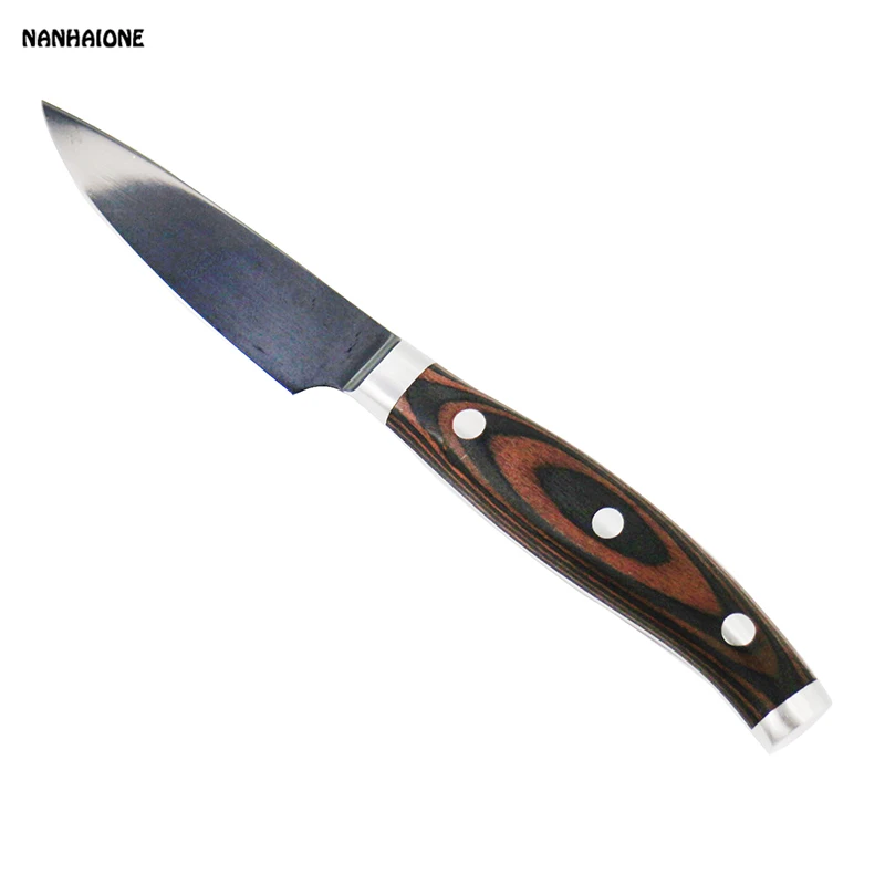 NANHAIONE 5CR15MOV нож для чистки кожуры фруктов 3 5 дюймов из нержавеющей стали высокого