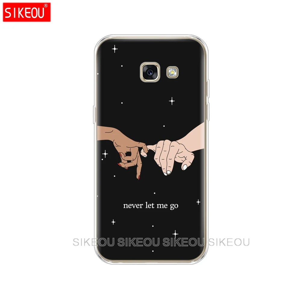 Чехол SIKEOU для Samsung Galaxy A3 2017 A320 A320F мягкий цветной защитный чехол из ТПУ с рисунком