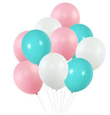 pink-tiffany-white 12 шт./лот 10 дюймов 2,2 г золотистый и черный розовый гелий Перл латексные шары Свадьба День рождения Baby Shower вечерние Декор поставки air globos - Цвет: pink-tiffany-white