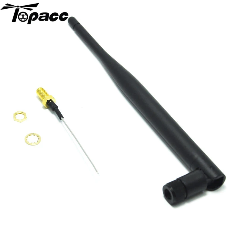 Black RF Connector 70 RP-SMA + 5dBi Antenna For Frsky X9D PLUS Transmitter Remote Control RC Multirotor Models | Игрушки и хобби