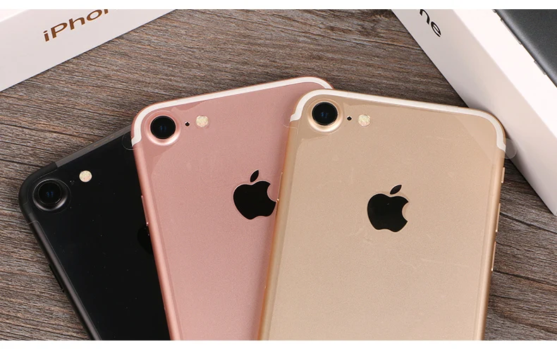 Разблокированный используемый Apple iPhone 7/iPhone 7 Plus четырехъядерный мобильный телефон 12,0 МП камера 32G/128G Rom IOS отпечатков пальцев Смартфон