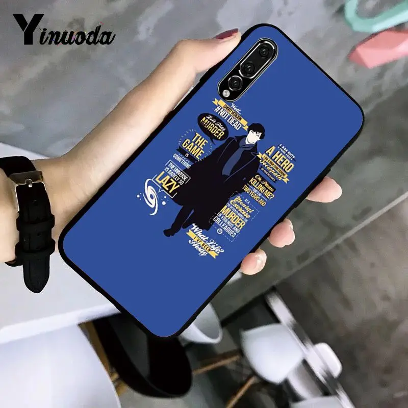 Роскошный чехол для телефона Yinuoda 221B BBC TV Show Sherlock Holmes Huawei P9 P10 Plus Mate9 10 Mate10 Lite P20 Pro