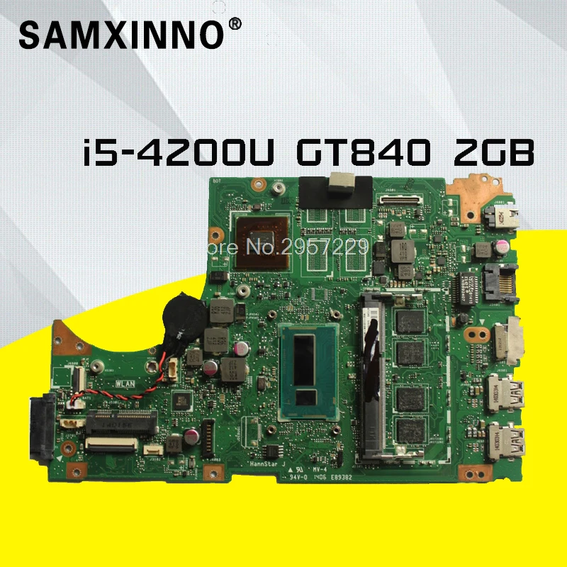 S451LN материнская плата I5 4200U REV2.1 GT840M для For Asus S451 S451L V451 V451L S451LB ноутбука плата|laptop