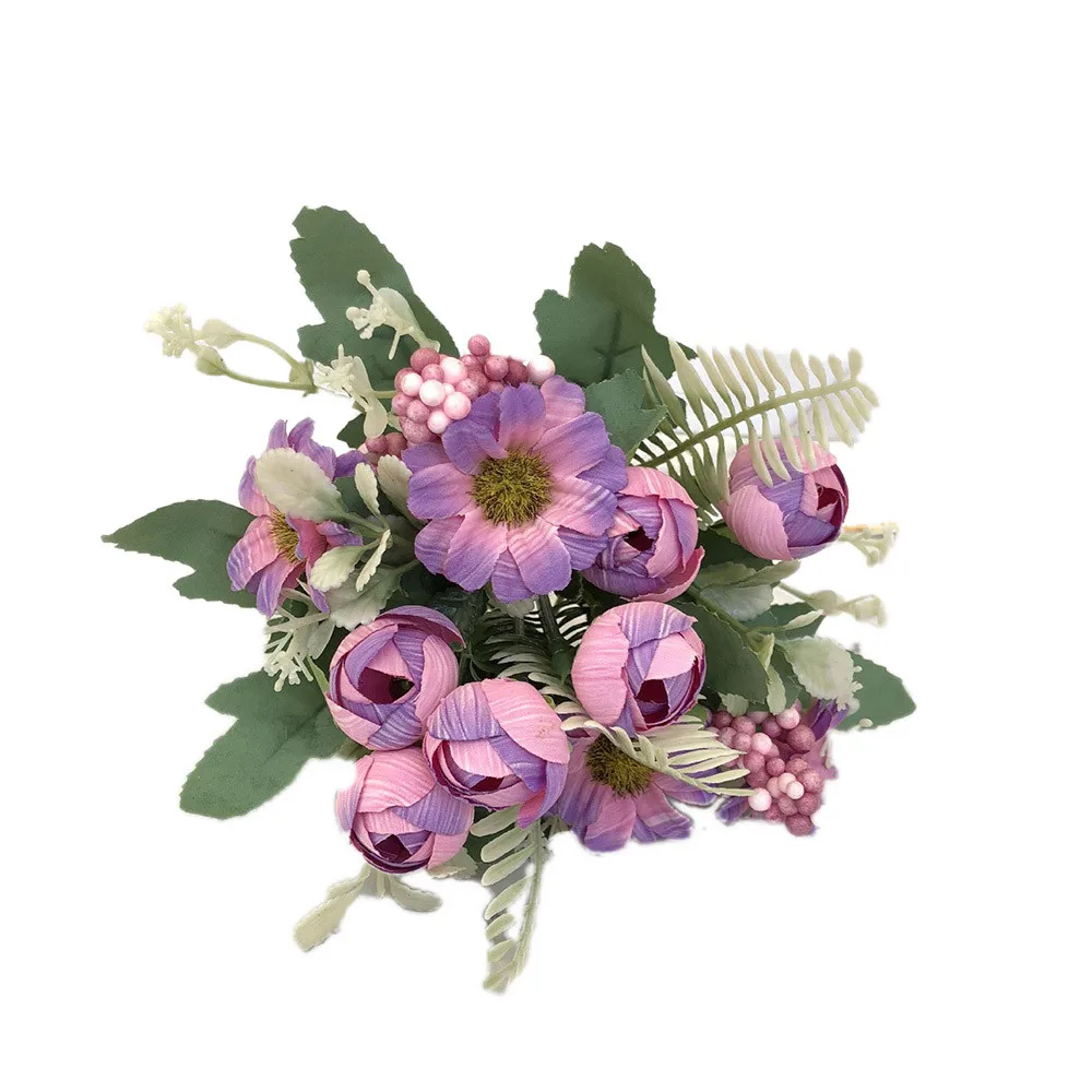 2019 Новая мода искусственный Западный бутон цветок Свадебный букет вечерние дом