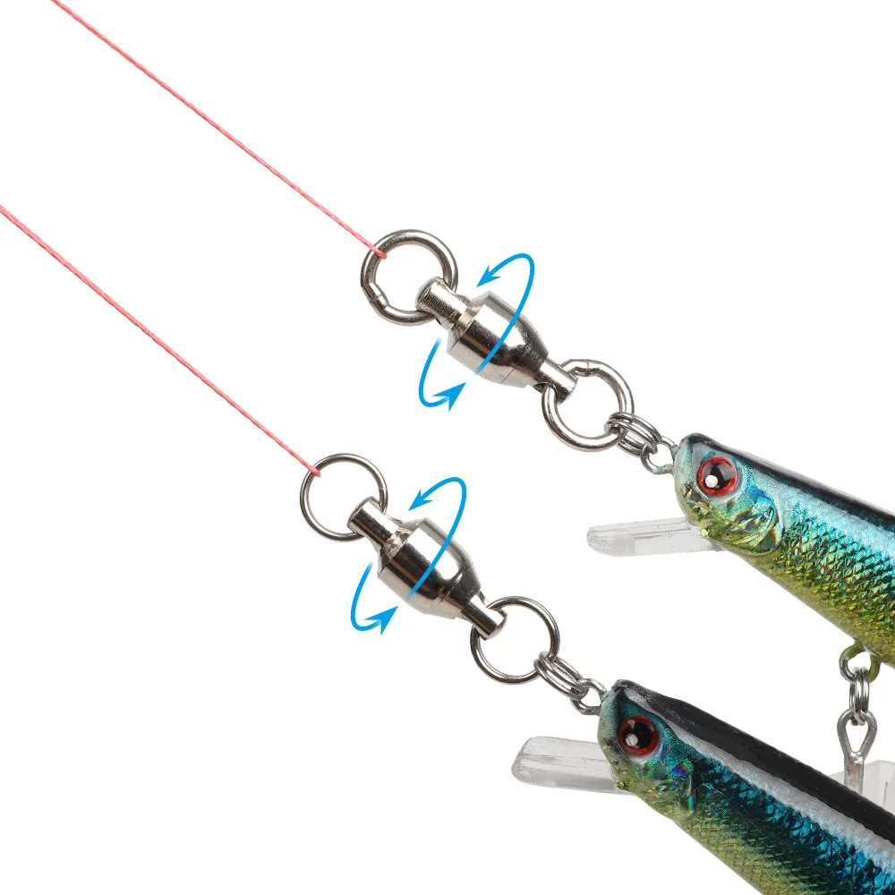 Рыболовный соединитель DONQL вертлюжный шариковый подшипник рыболовный твердое