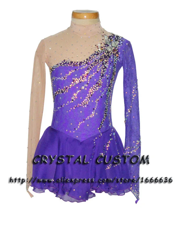 

Custom Adult Figure Ice Skating Dresses With Spandex Graceful New Brand Figure Skating Dress For Competition DR2734