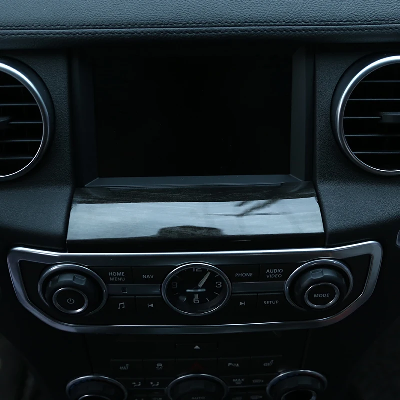 1 шт. GPS Экран ниже Панель накладка наклейки ABS хромированный для Ленд Ровер