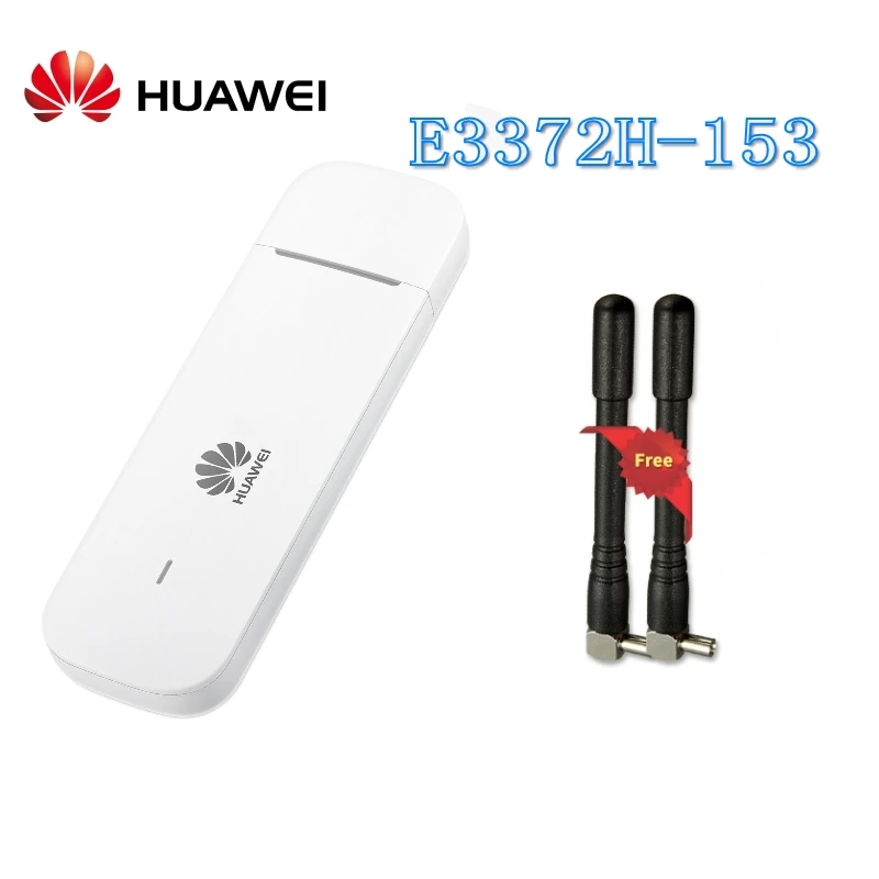 Разблокированный телефон Huawei E3372 с антенной 4G LTE 150 Мбит/с USB модем адаптер|3G