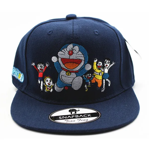Новая весенняя детская шляпа Sumemr Doraemon хип-хоп бейсбольная регулируемая крышка