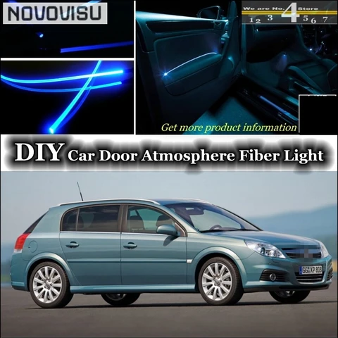NOVOVISU для Opel Signum для Vauxhall Signum внутренняя настройка окружающего светильник атмосфера оптоволоконная лампа освещение дверной панели