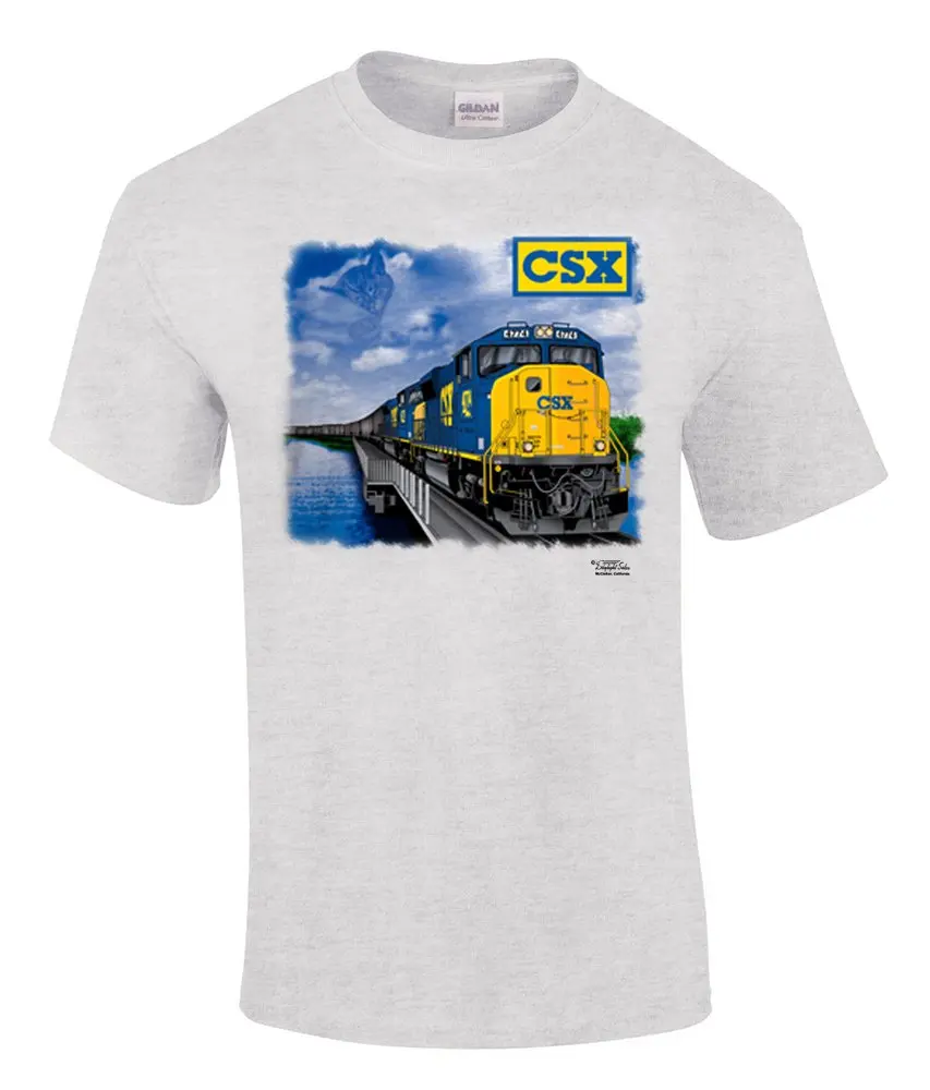 Распродажа дневного света CSX Chessie Lives SD70ACe аутентичная железнодорожная футболка
