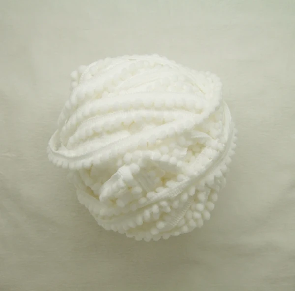 5 ярдов милый белый мини цвет полиэстер помпон бахрома отделка draper мяч аксессуары