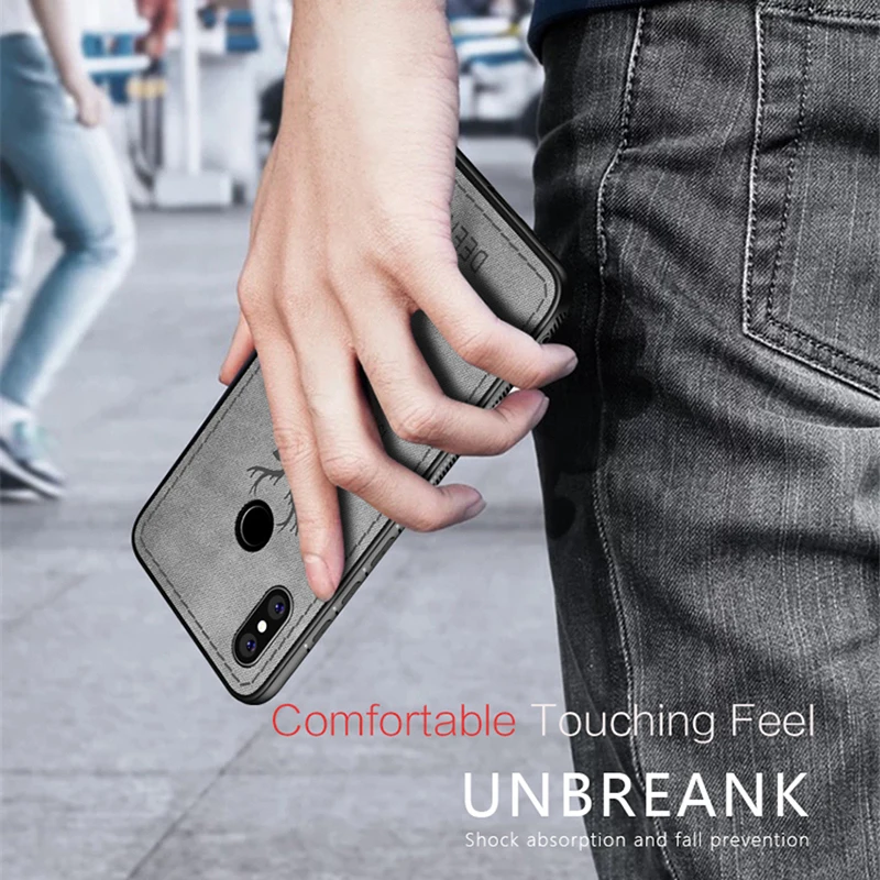 Ударопрочный 3D кожаный чехол с оленем для Xiaomi Mi 8 SE A2 lite A1 5 5S 6 Mix 2s Max 3 2 задняя