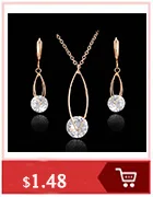 SHUANGR,, золотые серьги, массивное ожерелье с крестом для женщин, ювелирные наборы