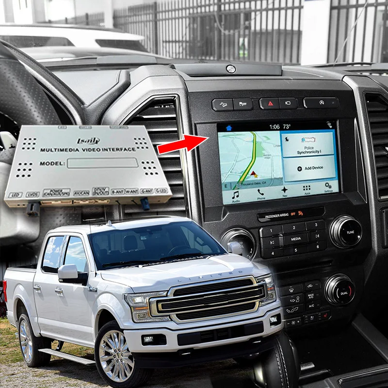 Lsailt Plug and Play Android мультимедийного интерфейса для FORD F150|GPS транспорта| |