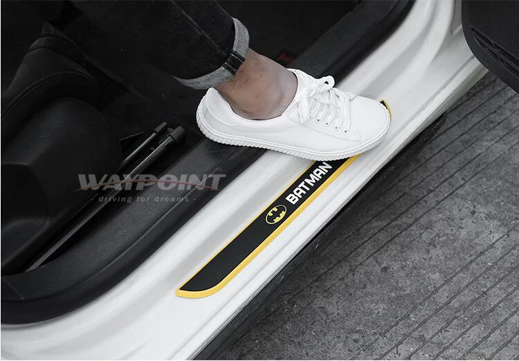 Резиновые накладки на пороги приветственная педаль для Toyota Avalon Auris Yaris Verso Camry Tundra