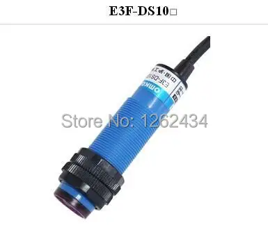 Фотоэлектрический выключатель E3F-DS10B2 NPN три линии постоянного тока 10 см M18