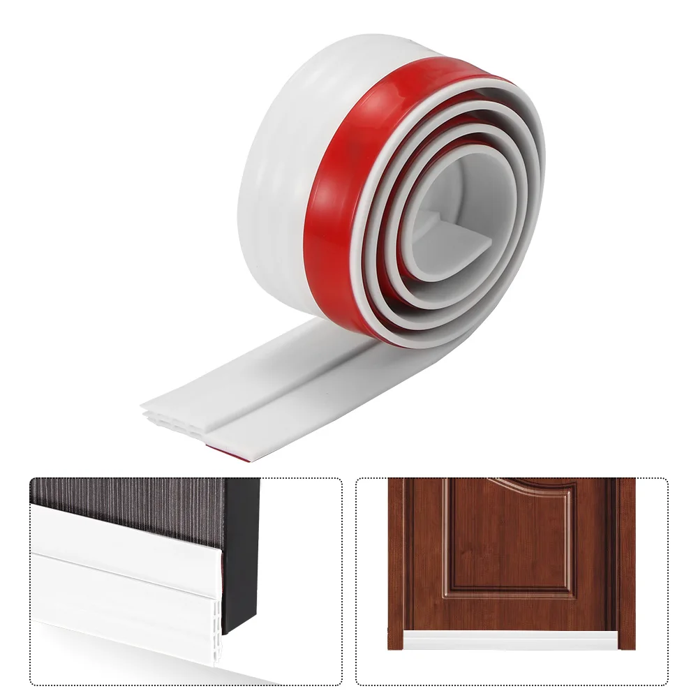 50 мм ширина самоклеящаяся силиконовая Нижняя дверная оконная лента 1 м резиновая