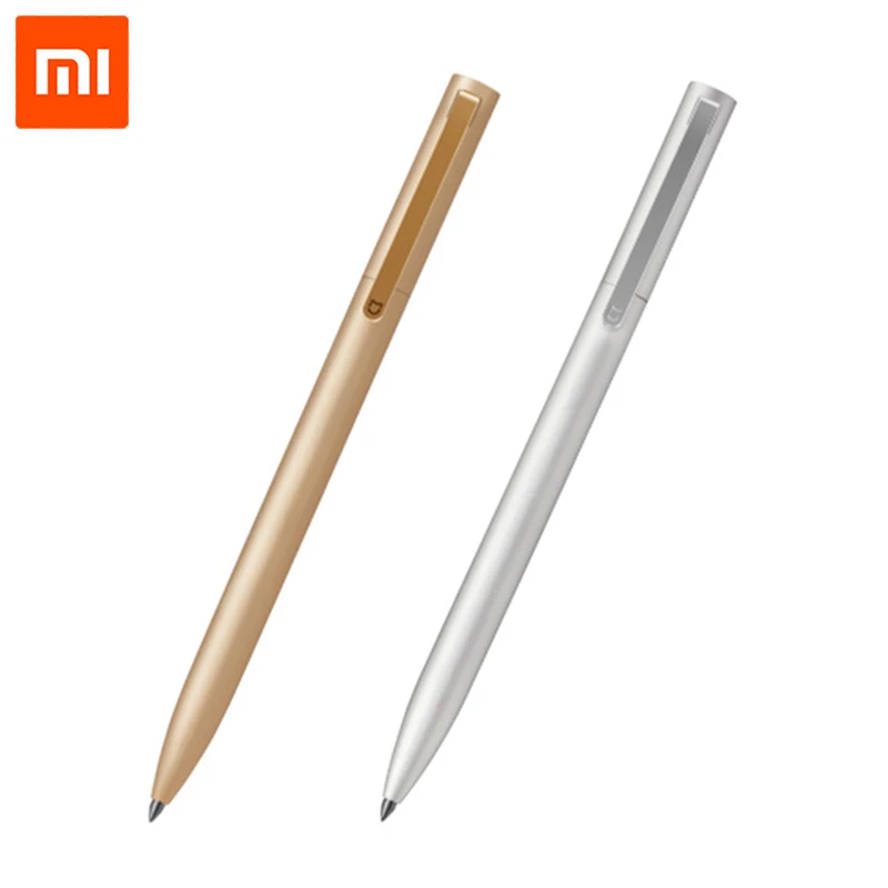 Новейшая оригинальная металлическая ручка-знак Xiaomi 9,5 мм ручка-знак PREMEC гладкая швейцарская черная сменная Золотая/серебряная прочная ручка-знак