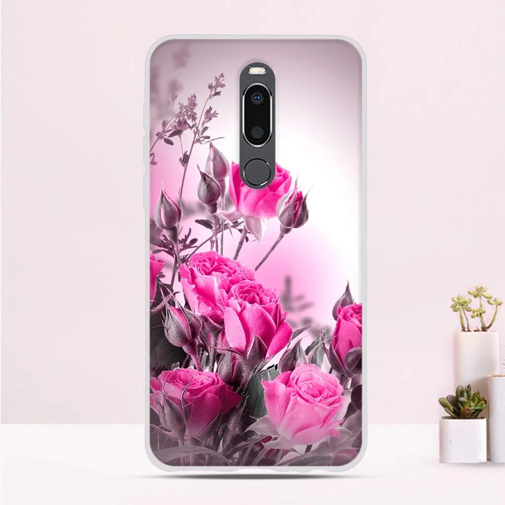 Чехол для Meizu M8 мягкий силиконовый чехол V8 Pro с принтом чехлы MeizuM8 m8 телефона 5 7