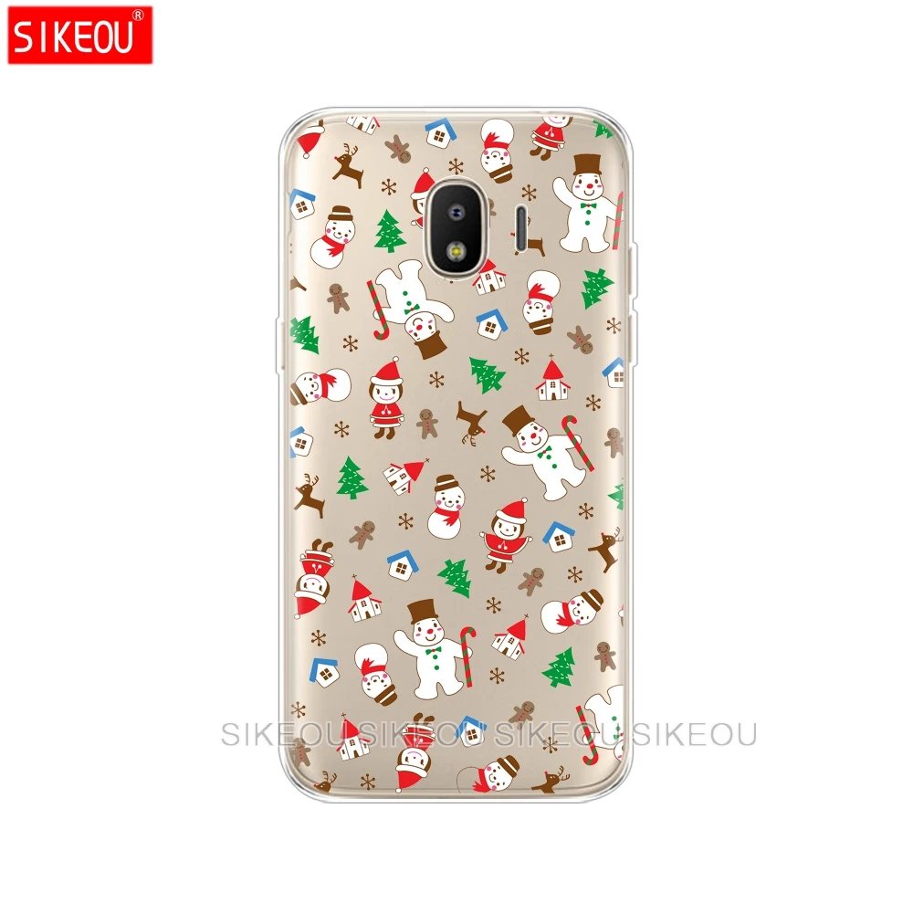 Силиконовый чехол для телефона Samsung Galaxy J3 J5 J7 2017 J330 J530 J730 PRO j2 2018 с Рождеством |