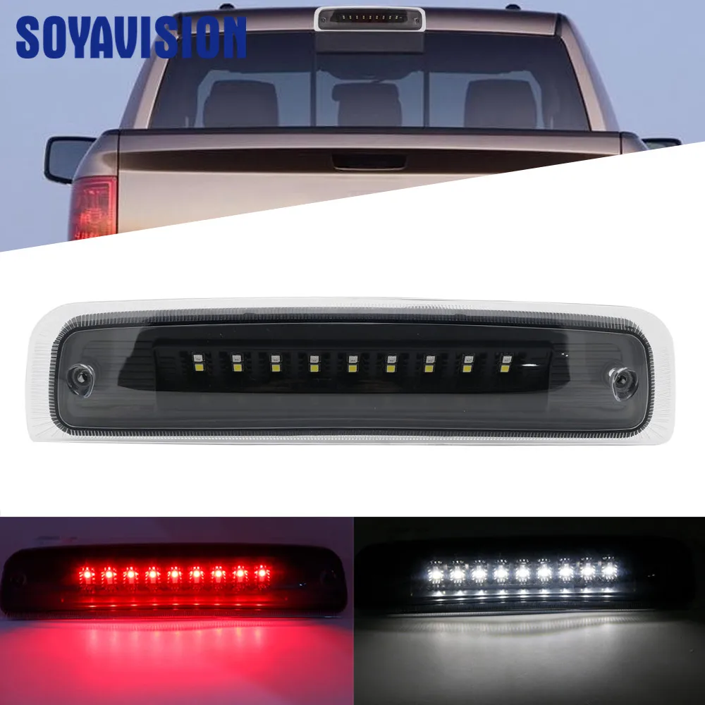 Светодиодный задний третий тормозной светильник стоп красный фонарь 2009 2017 для