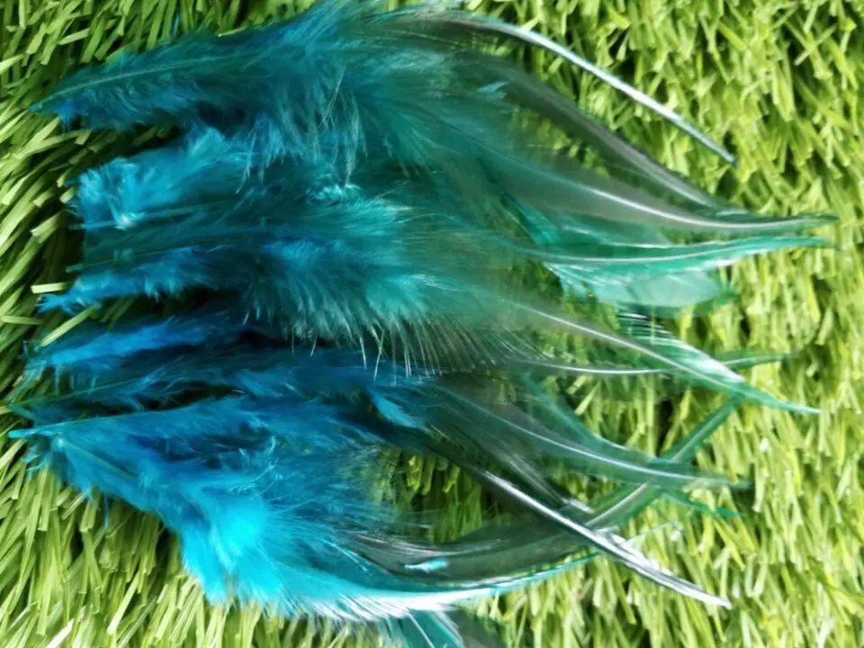 100 шт./лот 10-15 см качество светло-голубой фазан перо украшения DIY ювелирные изделия