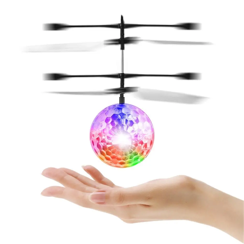 OCDAY Fly мигающий шар игрушки ручной пульт дистанционного управления RC вертолет
