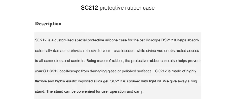CCDSO Мини цифровой осциллограф DS212 DSO212 Thumb Wheel 1 МГц 8 МБ ЖК-Дисплей Карманный Osciloscopio+ силиконовый чехол