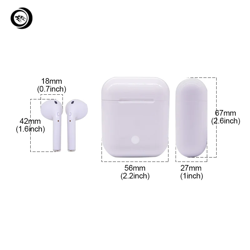 Ifans TWS V4.2 беспроводные наушники Bluetooth с микрофоном PK I7S в ухо музыкальные