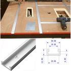 1 шт. 800 мм Т-треки алюминиевый слот Торцевая направляющая приспособление для фрезерного станка настольные ленточные пилы деревообрабатывающий инструмент