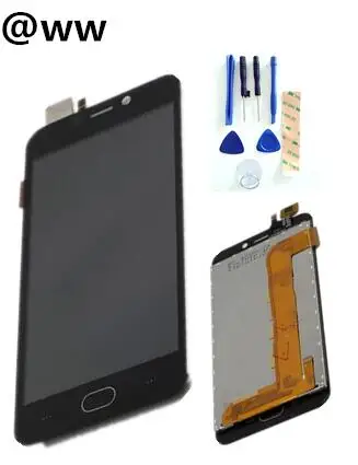 Used Original LCD Display + Touch Screen Frame for ELEPHONE S2 HD 5.0'' MTK6735 Quad Core 1280x720 Free shipping | Мобильные