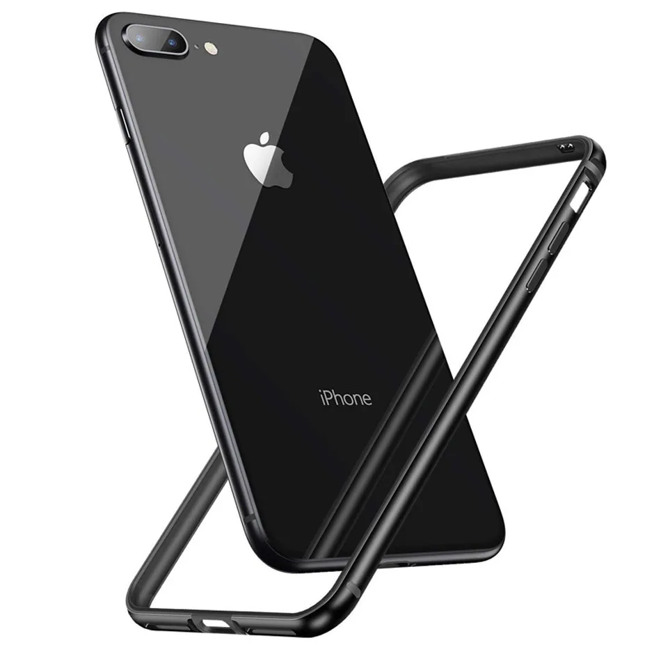 Чехол-бампер для iPhone Xs Max, Xr, X 10, 8, 7, 6, 6s Plus, противоударный чехол с алюминиевой рамкой для iPhone, защитный чехол