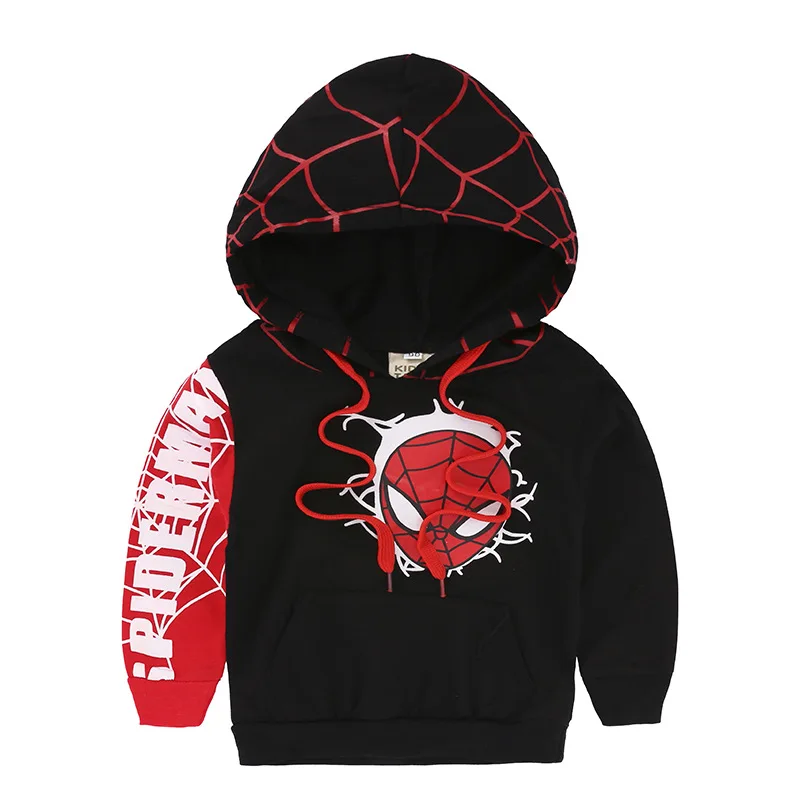 2019 г. костюм Человека-паука для мальчиков спортивный комплект одежда маскарадный