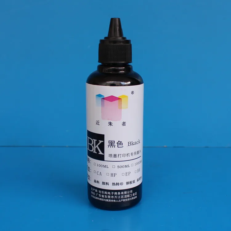 100 мл 4 Цвета Универсальный чернильный набор для заправки чернил струйного