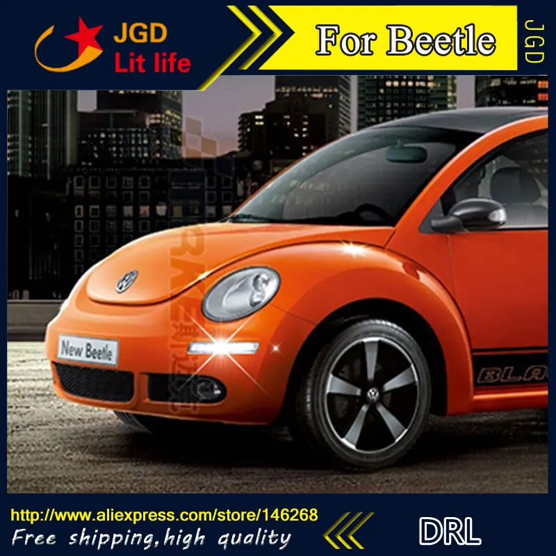 Бесплатная доставка! Дневные ходовые огни для VW Beetle 6000 2007 12 светодиодный 2010 к|daytime