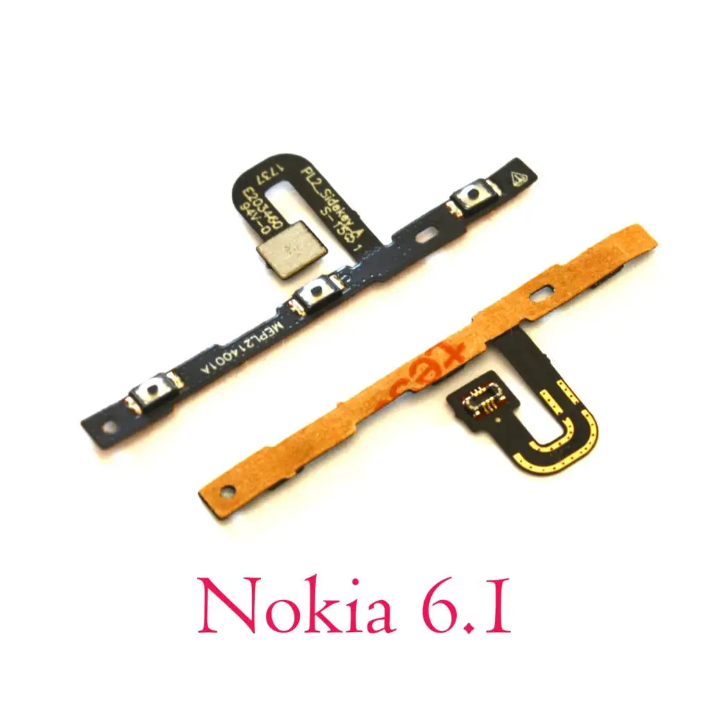 for Nokia 6.1 Включение/выключение питания, Громкость+/-боковые кнопки полосы flex кабель для Nokia 2 2,1 3 3,1 5 5,1 6 6,1 7 7,1 8 плюс - Цвет: for Nokia 6.1