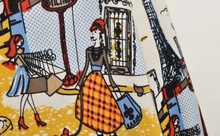 new spring women's print pullover sweater long design dress plus size loose fashion | Женская одежда