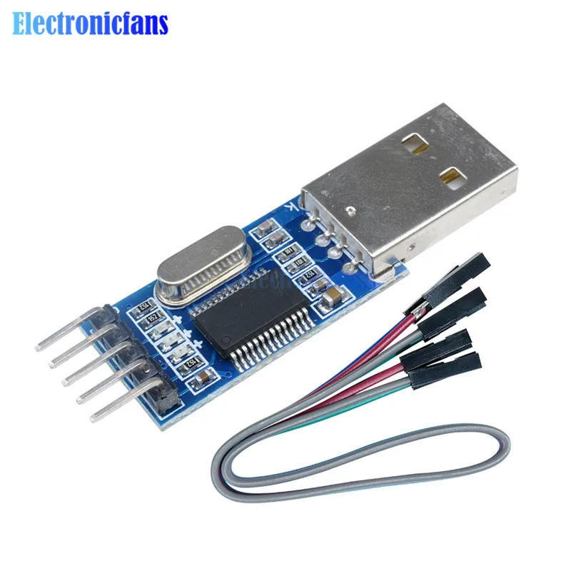 Модуль адаптера PL2303 USB в RS232 TTL 2 комплекта PL2303HXA модуль платы для загрузки 4