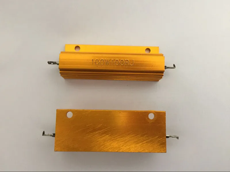 Алюминиевый металлический корпус с проволочной обмоткой 0 01 Ohm 100K Ом 100 Вт|resistor