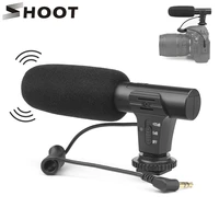 shoot stereo camcorder microphone dslr camera microfone for nikon canon sony samsung dslr camera for xiaomi 8 iphone x
