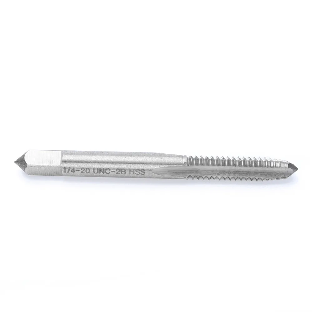 1pc Right Hand Screw Thread Tap 1/4-20 UNC-2B HSS Tapping Tool Spiral Point Straight Flute Drill Bits For Power | Инструменты