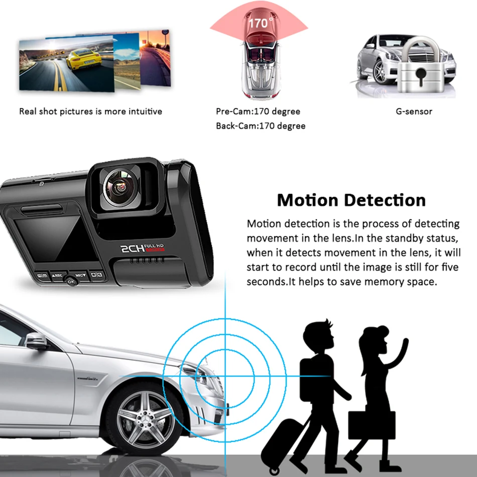Dealcoo DVRs Автомобильная камера 4 к Dash Cam gps двойной объектив Автомобильный dvr