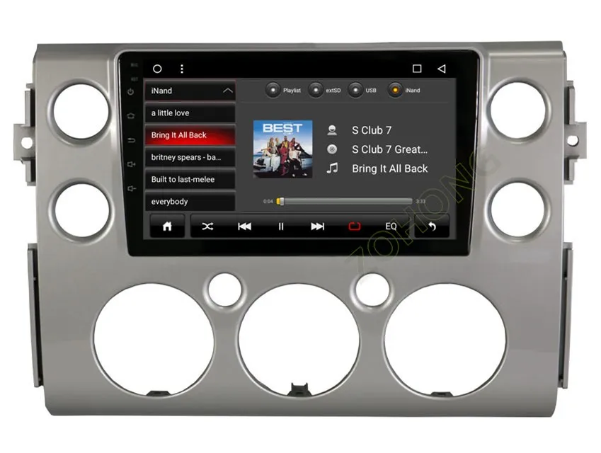 2.5D PIP Octa 8 ядерный Android автомобильный DVD мультимедийный плеер для Toyota FJ Cruiser Авторадио автомобильный gps-навигация, радио, стерео wifi карта