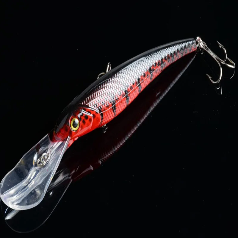 20 шт. гольян приманки для рыбалки 16 5 см 27.9 G 2 # крючки снасти минноу жёсткий