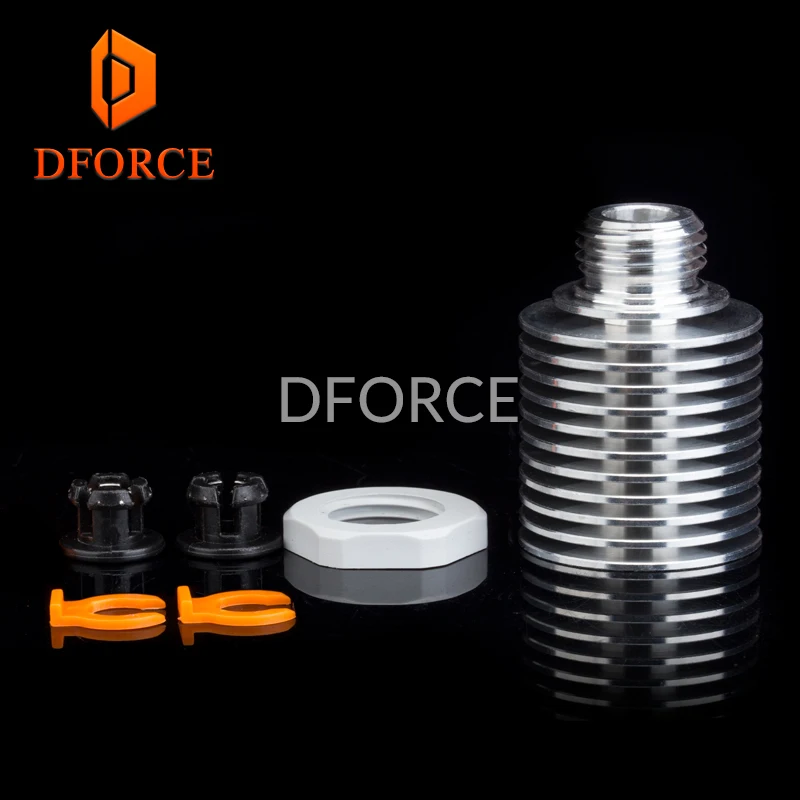 

DFORCE V6 Threaded Heatsink for E3D v6 hotend Remote OR Short range 1.75MM for Feeding 3D printer titan extruder